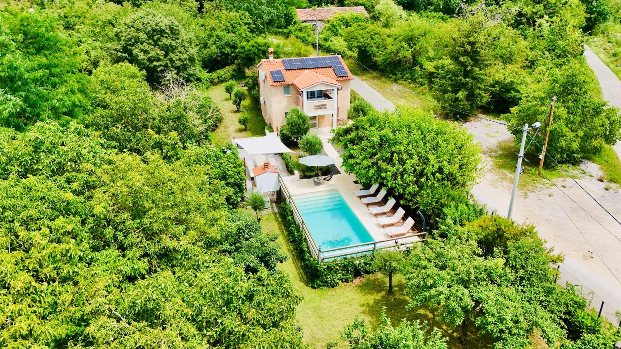 Wellness House Oliva With Heated Salt Water Pool, Sauna & Jakuzzi Labin (Istria) Exterior foto
